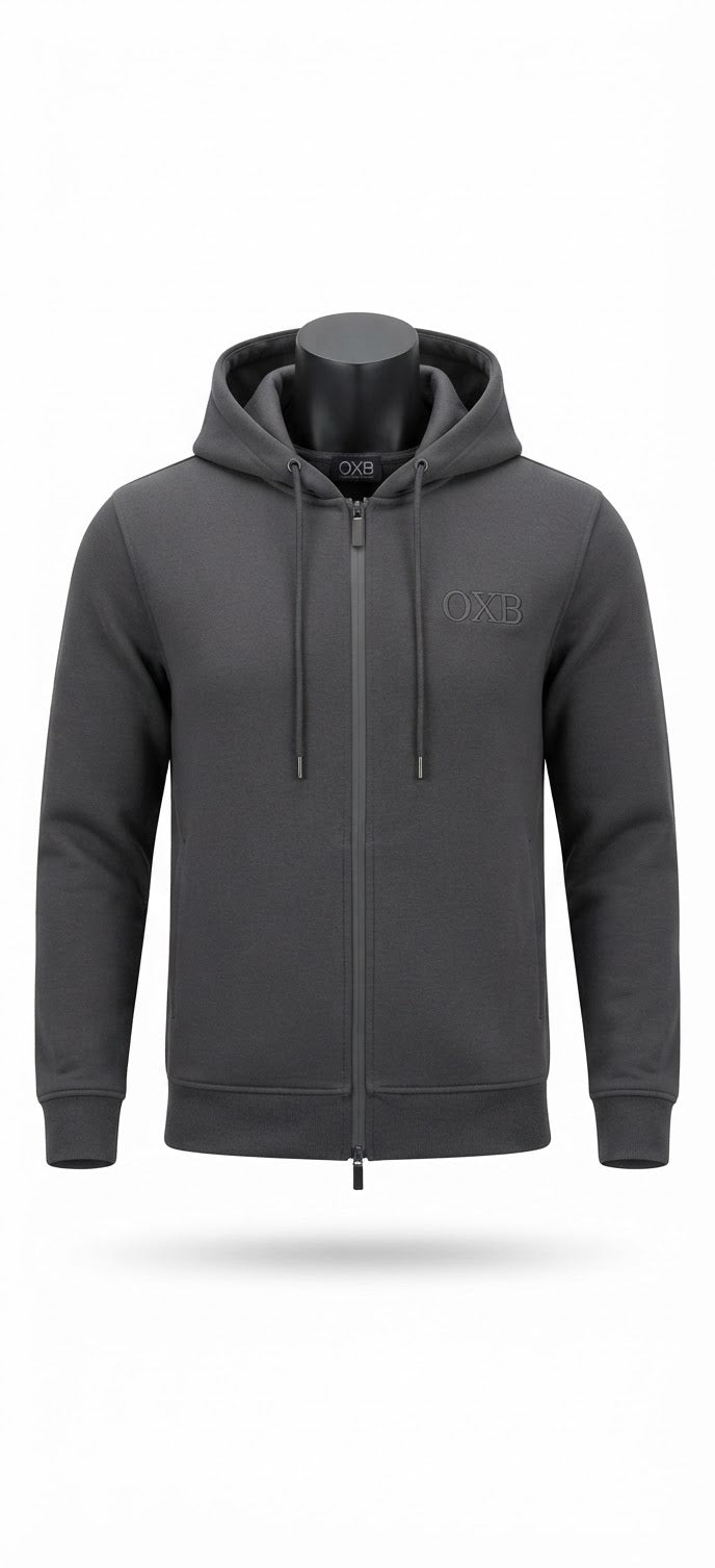 OxB-Monolith Heavyweight Hoodie GREY