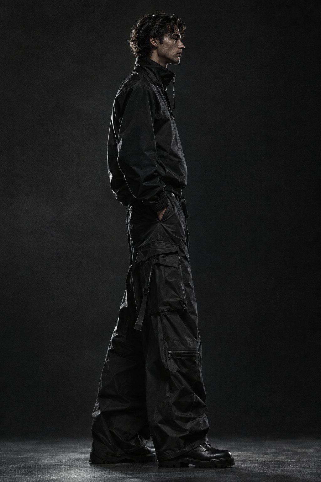 Nocturne cargo trouser worn