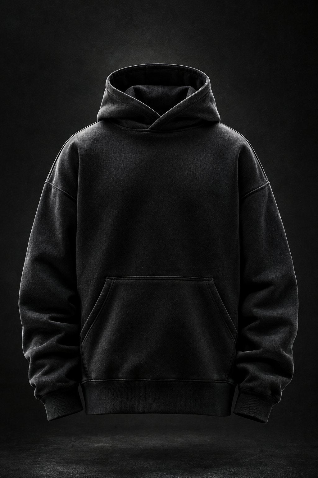 Monolith heavyweight hoodie in black