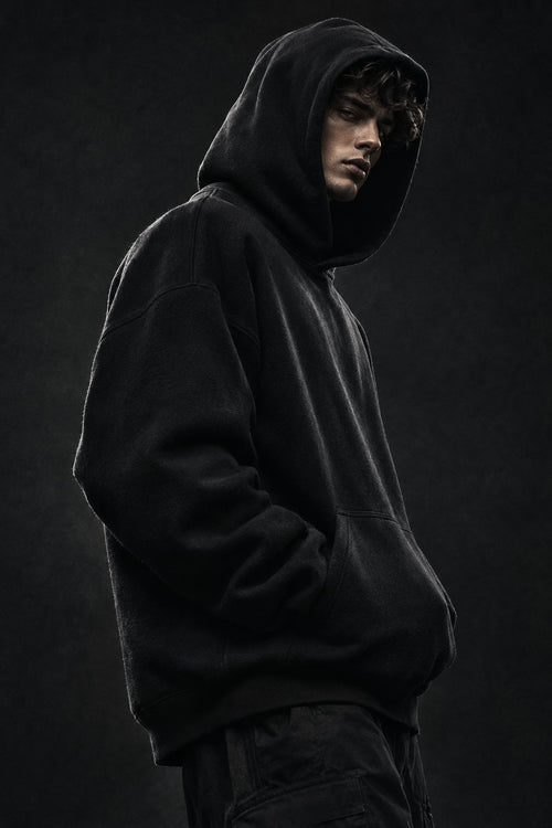 Monolith heavyweight hoodie worn