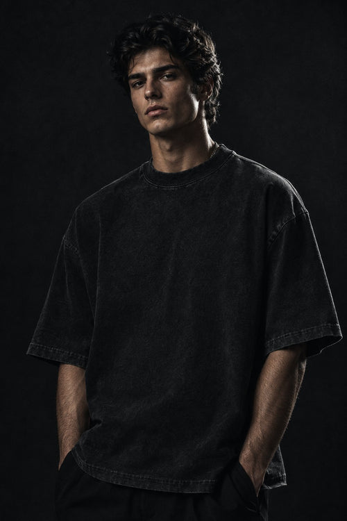 Shadow boxy tee worn